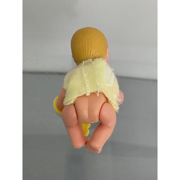 Vintage Mattel Barbie Doll Infant Baby With Yellow Rattle - Picture 3 of 3